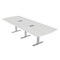 Skutchi Designs 45 in W, 144 in L, 29 in H, Engineered Wood Top, White HAR-AREC-46X143-T-ELEC-WHCYPRESS - alternate 1